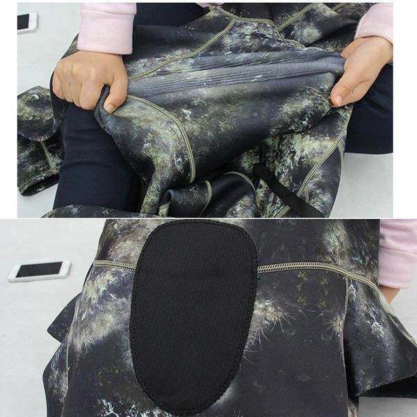 Roupa de Mergulho Neoprene 3mm Camuflada Pesca Caça Rio Mar - MHR Imagem de Roupa de Mergulho Neoprene 3mm Camuflada Pesca Caça Rio Mar
