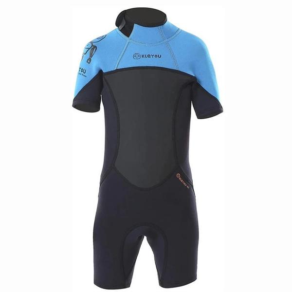 Imagem de Roupa de Mergulho Térmica Infantil Shorty de Neoprene - Conjunto para Surf