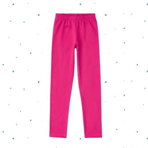 Imagem de Roupa Infantil Calça Legging Menina Em Cotton Modelo Clássico Coringa Casual Confortável Kyly