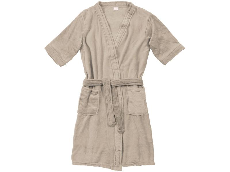Roupão de Inverno Atlântica Kimono de Microfibra Cru Roupão de Inverno Atlântica Kimono de Microfibra Cru