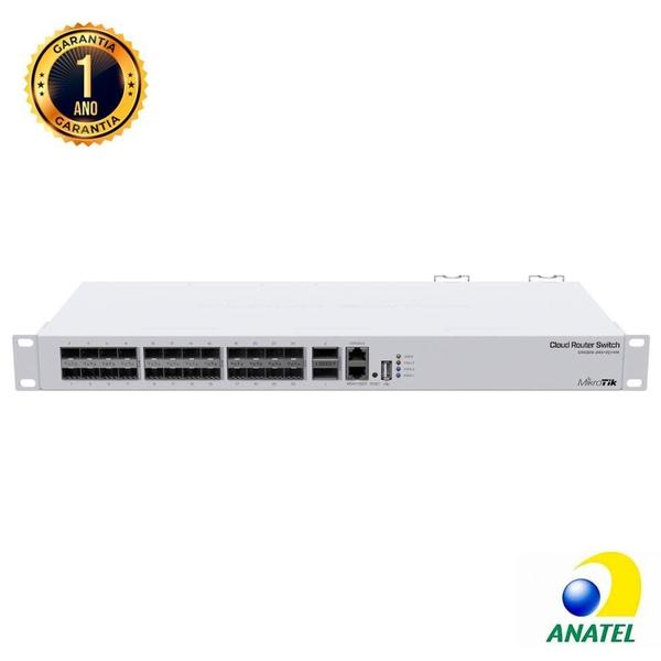 Imagem de Router Switch Cloud 24 portas SFP 10Giga + 2QSFP 40GIGA RM CRS326 Mikrotik