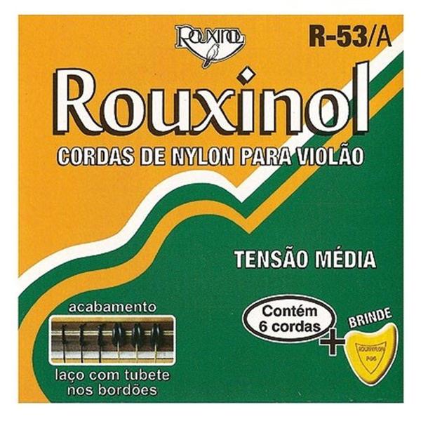 Imagem de Rouxinol - Cordas Para Violão Nylon Preto/Dourada R53A