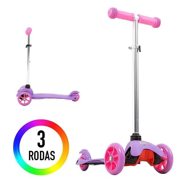 Imagem de Roxo Best Race Patinete 3 Rodas - BBR TOYS R2956