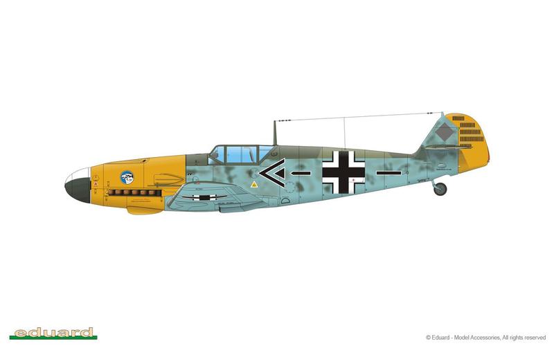 Imagem de Royal Class Messerschmitt Bf 109F 1/48 Eduard Edu R0014