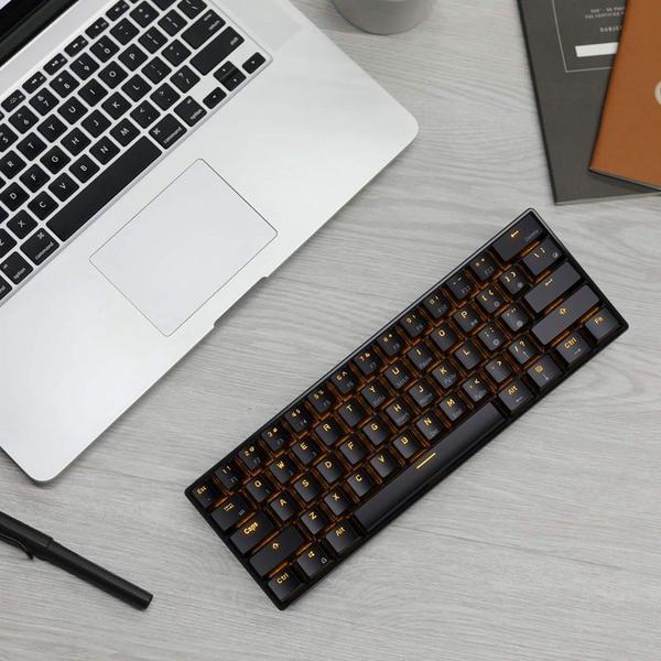 Imagem de Royal Kludge RK61 com fio Bluetooth Modo de teclado mecânico