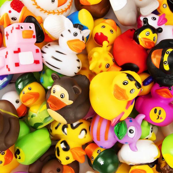 Imagem de Rubber Ducks TOHIBEE, 30 unidades, mini brinquedos de banho aleatórios