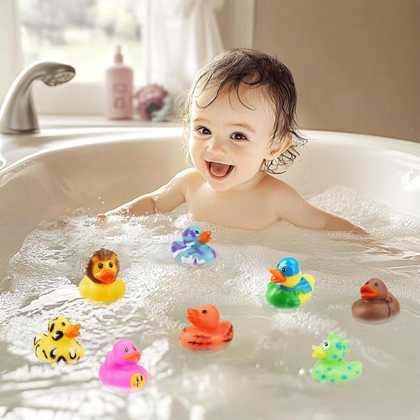 Imagem de Rubber Ducks TOHIBEE, 30 unidades, mini brinquedos de banho aleatórios