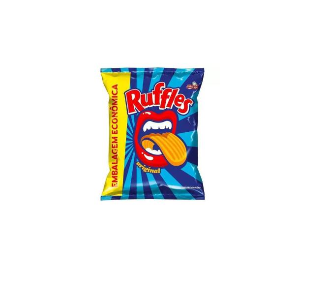 Imagem de Ruffles 17G Pequeno Elma Chips Batatinha Lanche Kit 100Un