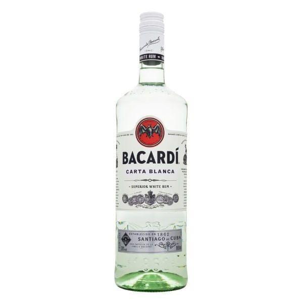 Rum Bacardi Carta Blanca 980ml Imagem de Rum Bacardi Carta Blanca 980ml