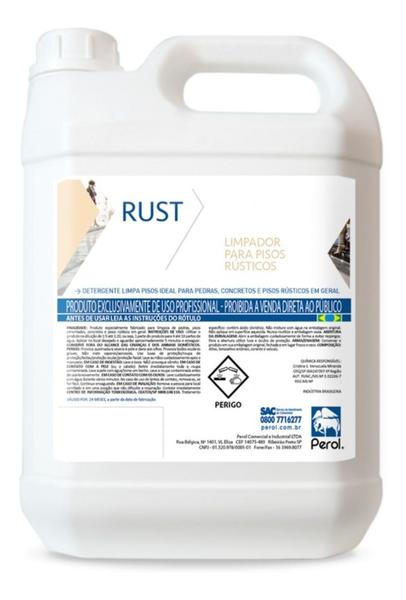 Rust Limpador Para Pisos Rústicos Pedras Naturais Perol 05 L Imagem de Rust Limpador Para Pisos Rústicos Pedras Naturais Perol 05 L