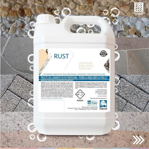 Rust Limpador Para Pisos Rústicos Pedras Naturais Perol 05 L Imagem de Rust Limpador Para Pisos Rústicos Pedras Naturais Perol 05 L