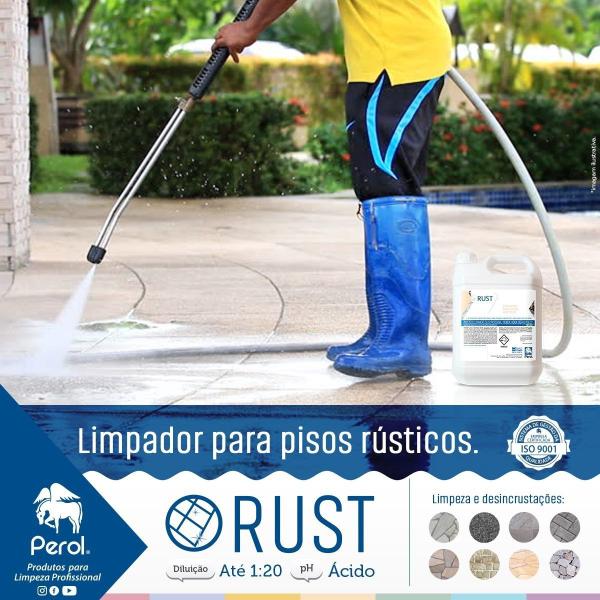 Rust Limpador Para Pisos Rústicos Pedras Naturais Perol 05 L Imagem de Rust Limpador Para Pisos Rústicos Pedras Naturais Perol 05 L