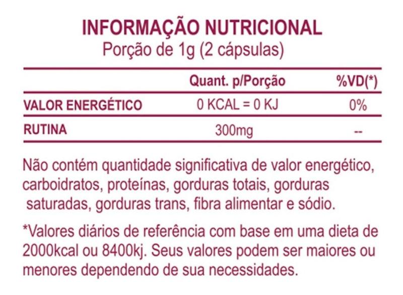 Imagem de Rutina 500mg - 60 caps.- Natunéctar