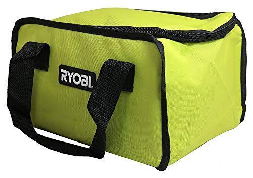 Imagem de Ryobi 903209066 / 902164002 saco de ferramenta elétrica de lado macio com costura Cross X e top com zíper (encaixa na serra circular CSB143LZK)