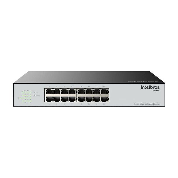 Imagem de S1016g Switch 16 Portas 10/100/1000 Gigabit Intelbras