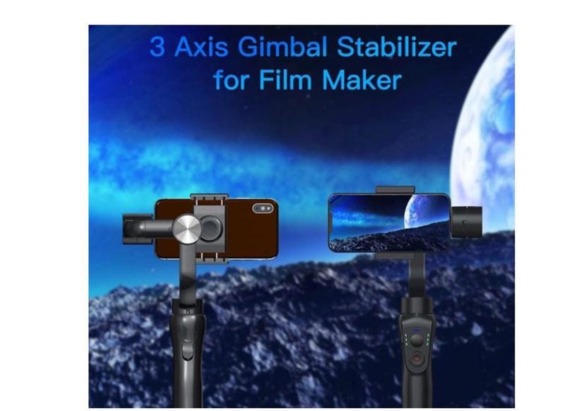 Imagem de S5B Handheld 3-Axis Gimbal Stabilizer Cellphone Action Camera Anti-shake Holder