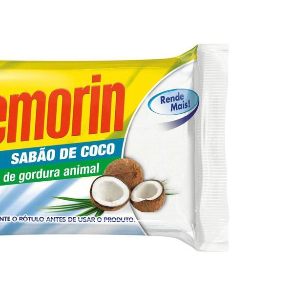 Imagem de Sabão Em Pedrão De Coco Semorin Kit 10