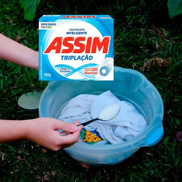 Imagem de Sabão Em Pó Assim Tripla Ação Grande Kit 3