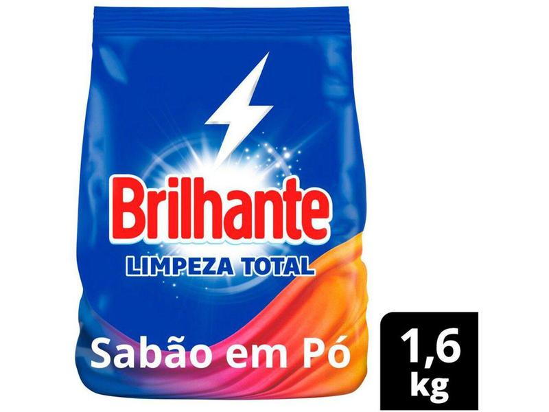 Imagem de Sabão em Pó Brilhante Limpeza Total - Blindagem das Cores Original 1,6kg