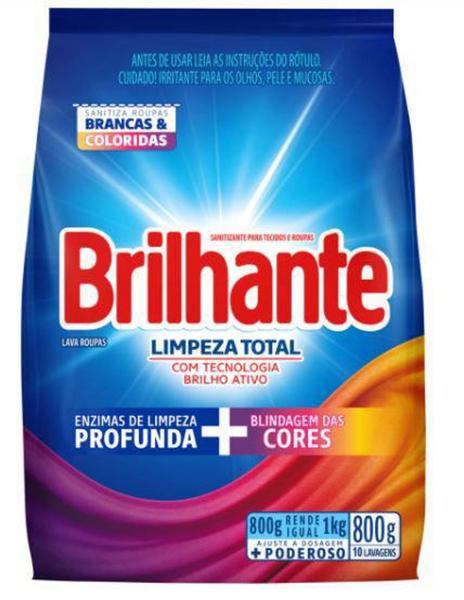 Imagem de Sabao em po brilhante sache 800g - Casa Limpa