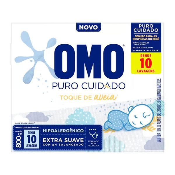 Imagem de Sabão em Pó Para Peles Delicadas Omo 800g