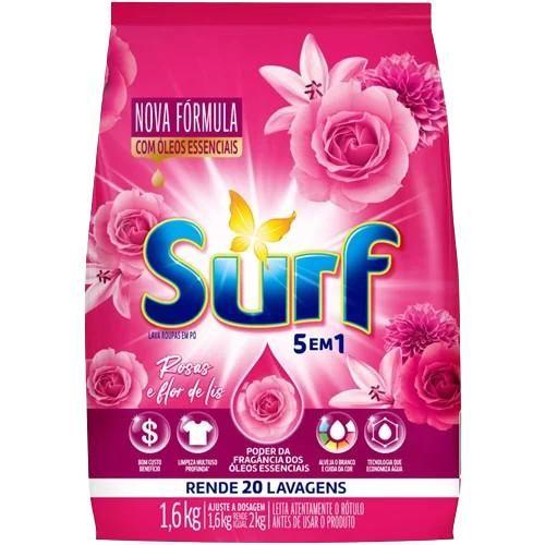 Imagem de Sabao em po surf sachet flor de lis 1,6kg