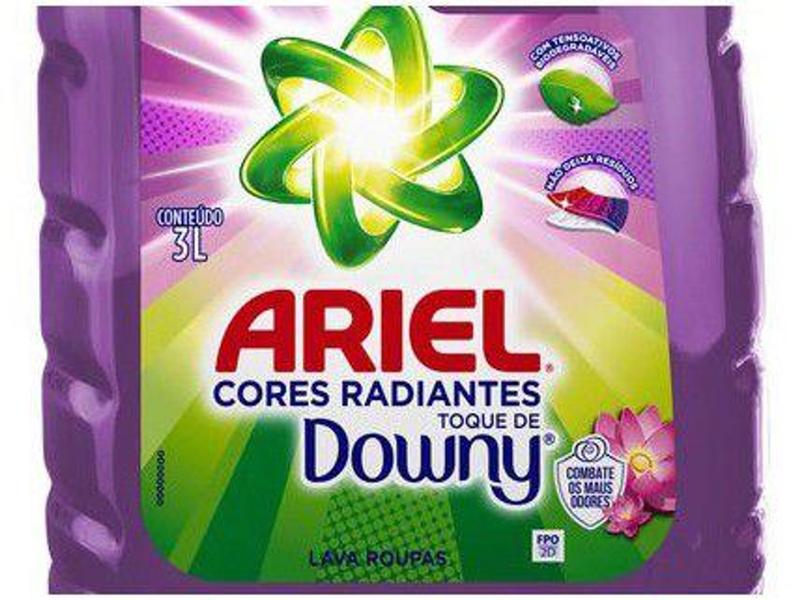 Imagem de Sabão Líquido Ariel Toque de Downy Cores Radiantes - 3L