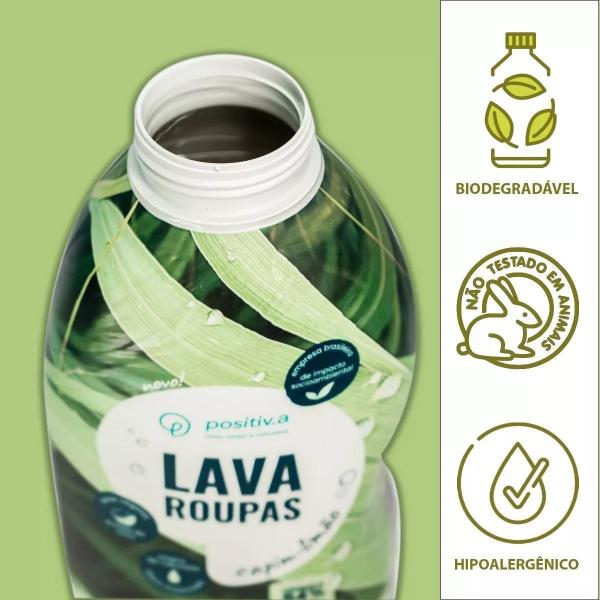 Imagem de Sabão Líquido Hipoalergênico Biodegradável Positiv.a 1 Litro