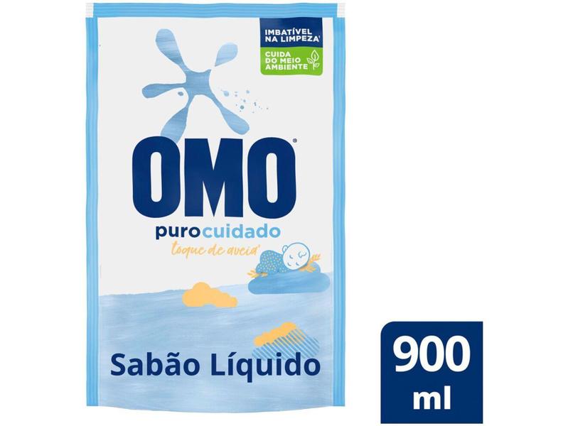 Imagem de Sabão Líquido Omo Puro Cuidado Refil 900ml