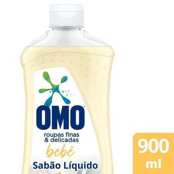 Imagem de Sabão Líquido Omo Roupas Finas e Delicadas Bebê 900ml