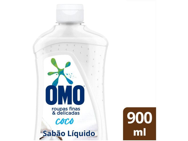 Imagem de Sabão Líquido Omo Roupas Finas e Delicadas Coco - 900ml