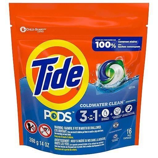 Imagem de Sabao Tide Cápsula 3 Em 1 16 Pods 14Oz Importado