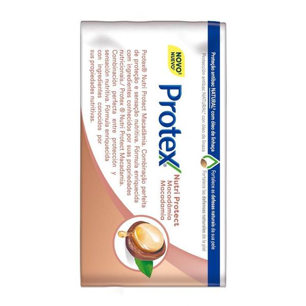 Sabonete Antibacteriano em Barra Protex Nutri Protect Macadâmia 85g Promo Leve 6 Pague 5 Imagem de Sabonete Antibacteriano em Barra Protex Nutri Protect Macadâmia 85g Promo Leve 6 Pague 5