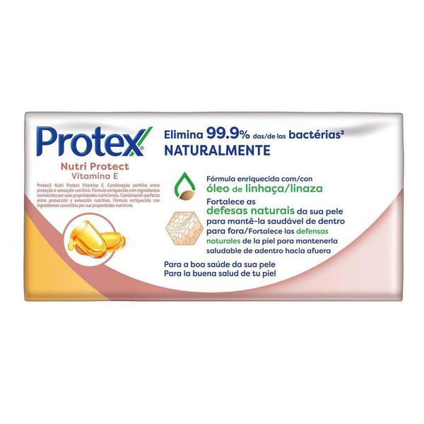 Imagem de Sabonete Antibacteriano em Barra Protex Nutri Protect Vitamina E 85g Promo 6un c/ Desconto