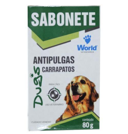 Imagem de Sabonete Antipulgas E Carrapatos Dugs Anti Parasitas 80G