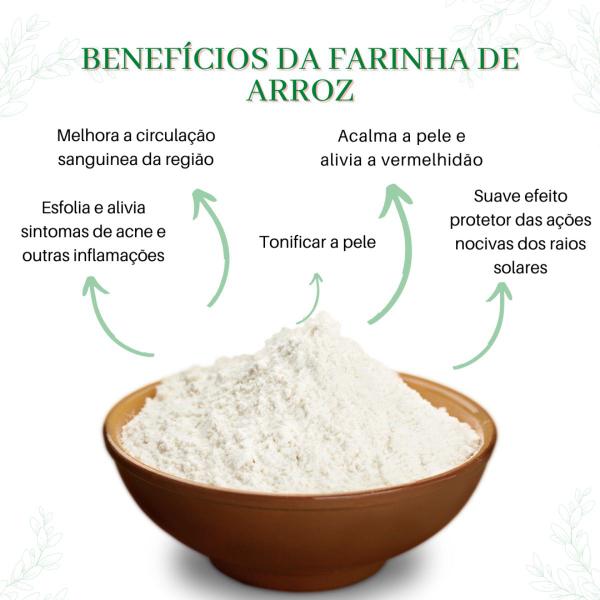 Imagem de Sabonete Artesanal Hidratante de Arroz 110g Kit com 3