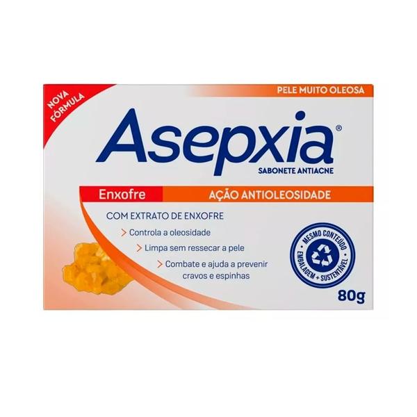 Imagem de Sabonete Asepxia Enxofre Ação Antioleosidade 80g