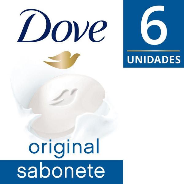 Imagem de Sabonete Barra Dove Original 90g 6 Unidades