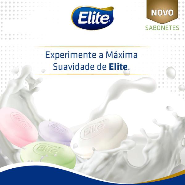 Imagem de Sabonete Barra Elite Antibacteriano 85G 4 Unidades