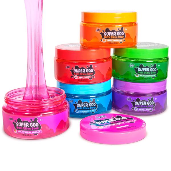 Imagem de Sabonete Bath Slime Works Super Goo Kids, pacote com 6 aromas