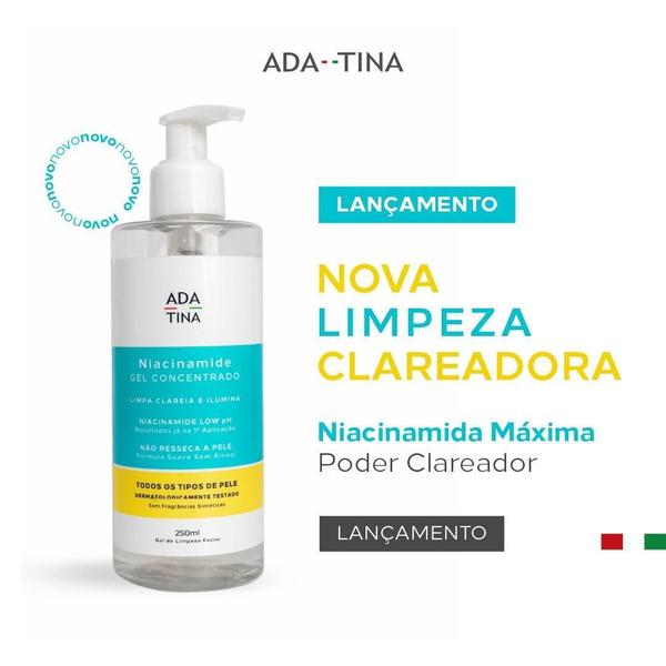 Imagem de Sabonete Clareador Niacinamide Gel Concentrad Ada Tina 250ml