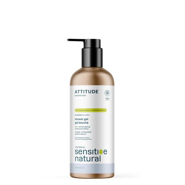 Imagem de Sabonete corporal ATTITUDE Sensitive Skin Soothing Oat 473 ml de alumínio