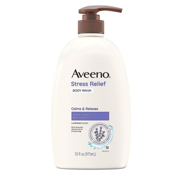 Imagem de Sabonete corporal Aveeno Stress Relief com aveia calmante 975 ml