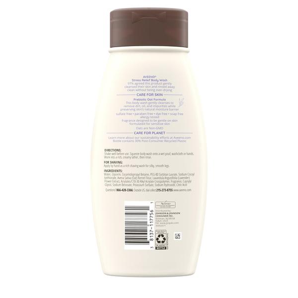 Imagem de Sabonete corporal Aveeno Stress Relief para pele sensível 540mL x2