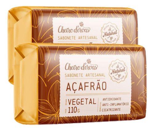 Imagem de Sabonete de Açafrão 2 X 110g Cheiro D'ervas