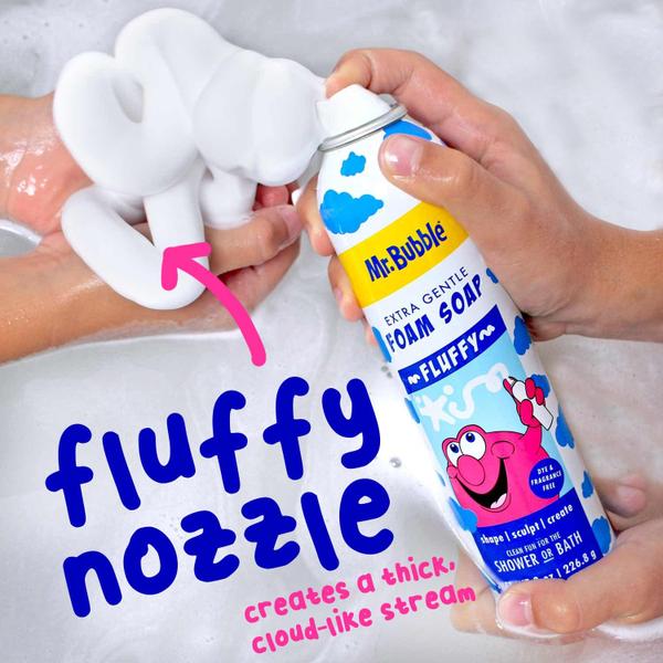 Imagem de Sabonete de espuma Mr. Bubble Extra Gentle, sem fragrância, 240 ml x 6