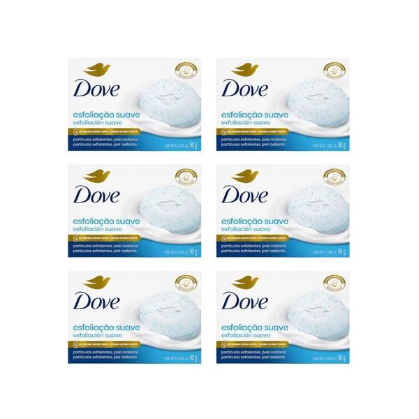 Imagem de Sabonete Dove 90G Esfoliação Suave - Kit Com 6Un