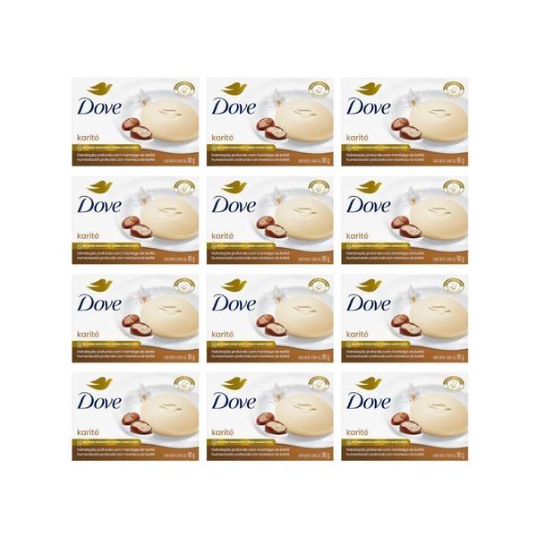 Imagem de Sabonete Dove 90G Karite - Kit Com 12Un