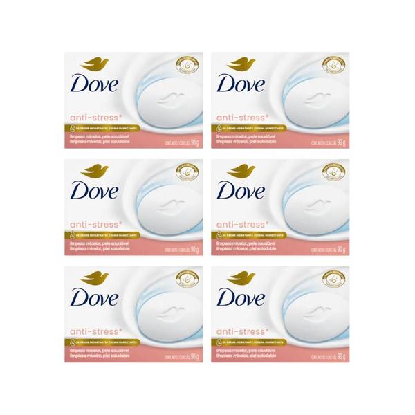 Imagem de Sabonete Dove 90G Micelar Anti Stress - Kit Com 6Un