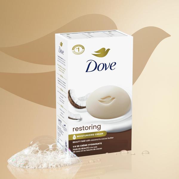 Imagem de Sabonete Dove Beauty Bar restaurador de manteiga de coco e cacau 110g x6